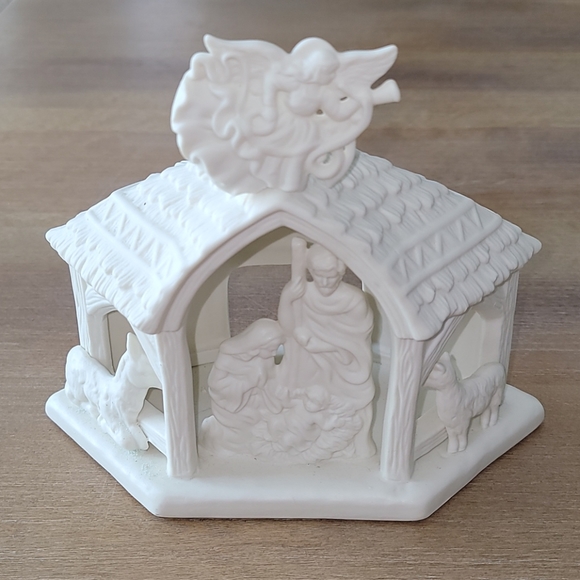 Party Lite Nativity Tea light Candle Holder